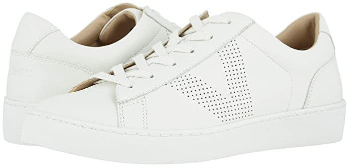 vionic white leather sneakers