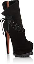 Thumbnail for your product : Alaia Women's Suede Platform Ankle Boots