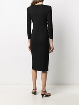 Thumbnail for your product : Giorgio Armani Gathered Front Pencil Dress
