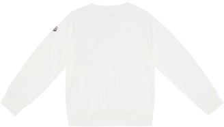 Moncler Enfant Printed cotton fleece sweatshirt