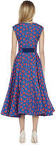 Thumbnail for your product : Alice + Olivia Dot Mid Length Flare Dress