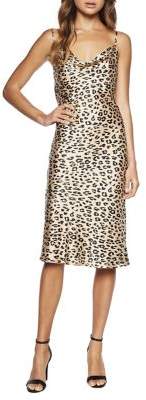 Bardot Leopard Slip Dress