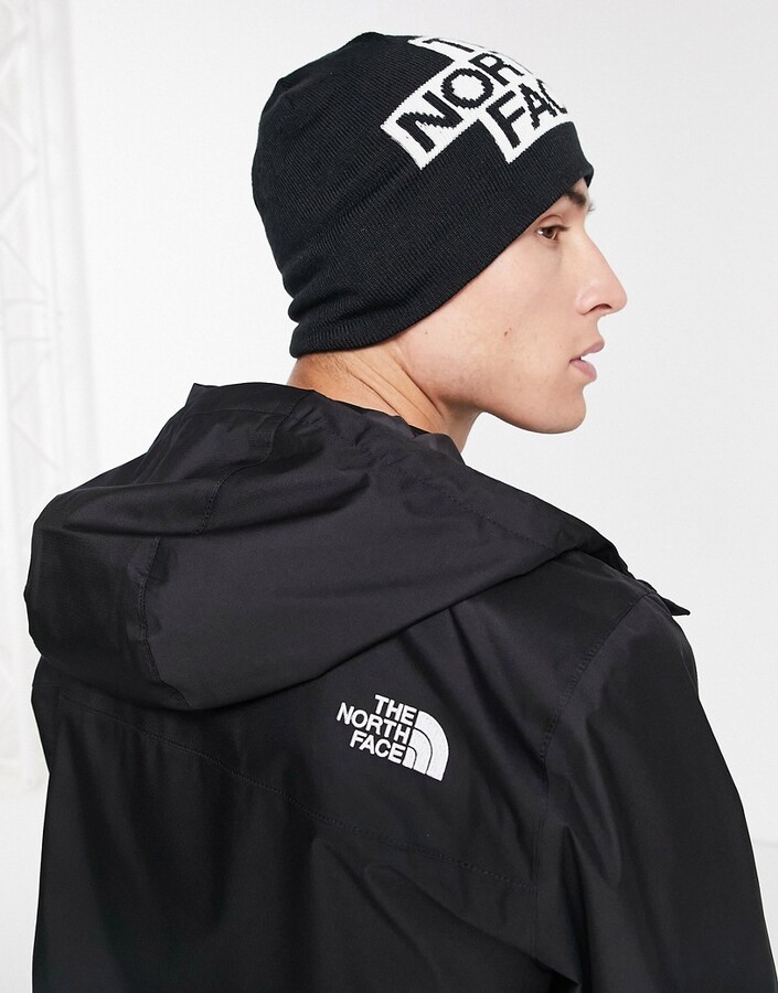 The North Face Highline reversible beanie in black - ShopStyle Hats