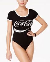 Thumbnail for your product : Hybrid Juniors' Coca-Cola Contrast-Trim Bodysuit