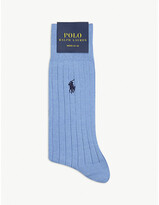 Thumbnail for your product : Polo Ralph Lauren Logo Egyptian cotton socks