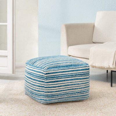 Hokku Designs Maryann Upholstered Pouf Ottoman