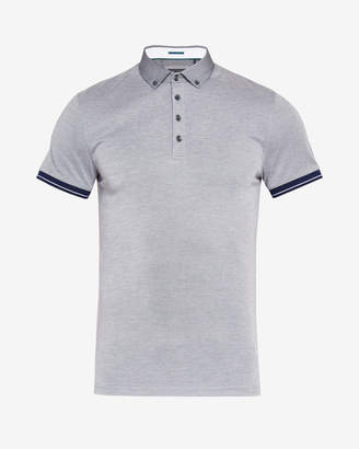 Ted Baker Contrast trim Oxford polo shirt