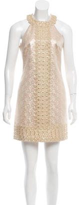 Michael Kors Sleeveless Brocade Dress
