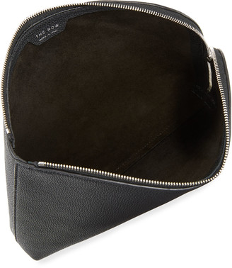 The Row Large Square Pochette Wallet in Fine Grain Leather
