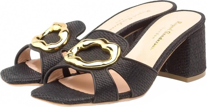 Rupert Sanderson Women's Cicely Block Heel In Black