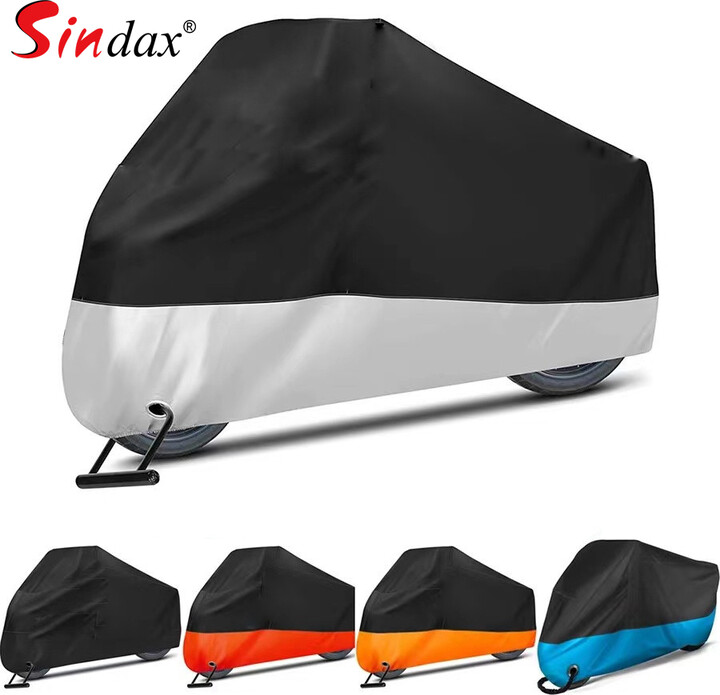 NONE Motorcycle Cover M L XL XXL XXXL XXXXL Universal Outdoor Uv Protector Bike Rain Dustproof Scooter Covers Waterproof 190T