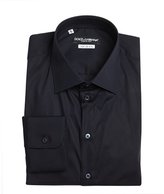 Thumbnail for your product : Dolce & Gabbana navy stretch cotton point collar 'Sicilia' dress shirt