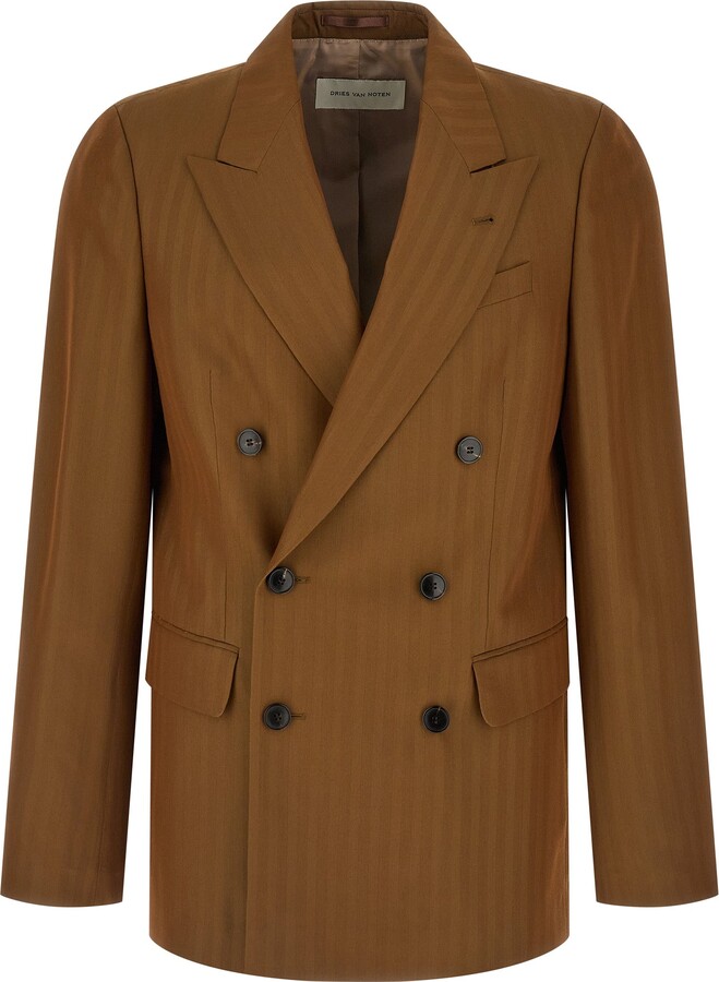 Dries Van Noten Barry Blazer Brown