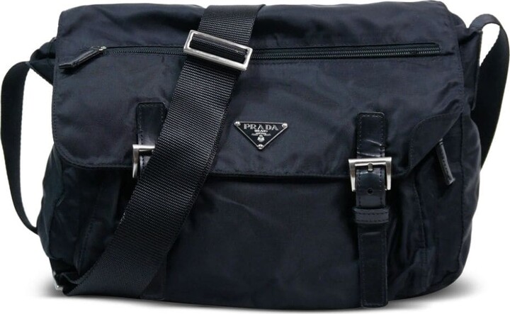 Prada DOUBLE BAG Black Leather ref.55732 - Joli Closet