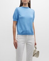 Thumbnail for your product : Lafayette 148 New York Short-Sleeve Crewneck T-Shirt