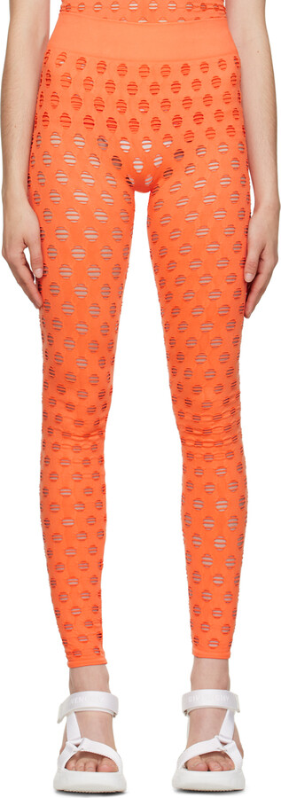 MAISIE WILEN Blue Perforated Leggings - ShopStyle