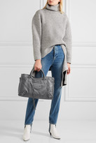 Thumbnail for your product : Balenciaga Metallic Edge City Textured-leather Shoulder Bag