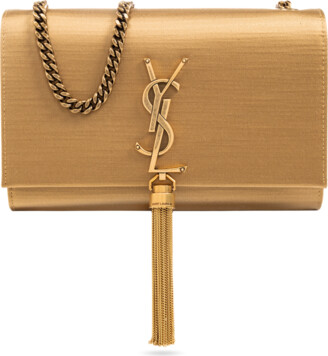 Saint Laurent Gold Handbags