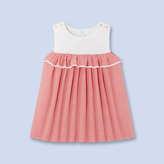 Thumbnail for your product : Jacadi Color block gingham dress