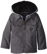 Thumbnail for your product : London Fog Little Boys' Hooded Faux Wool Coat