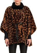 Thumbnail for your product : Christia Shearling Fur Cape