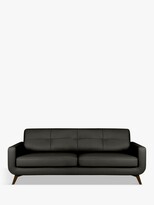 Thumbnail for your product : John Lewis & Partners Barbican Grand 4 Seater Leather Sofa, Dark Leg