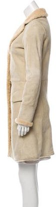 Jil Sander Knee-Length Shearling Coat