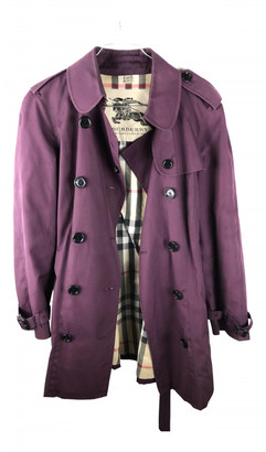 burberry purple coat
