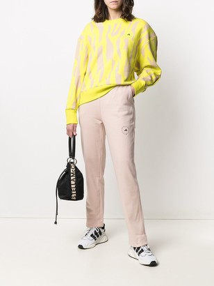 adidas by Stella McCartney SW zebra-pattern sweatshirt