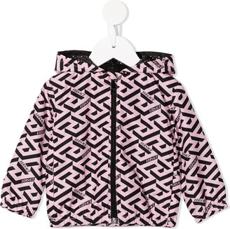 Versace Children Greca-pattern print jacket