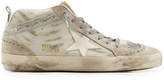 Thumbnail for your product : Golden Goose Mid Star Suede Sneakers with Leather