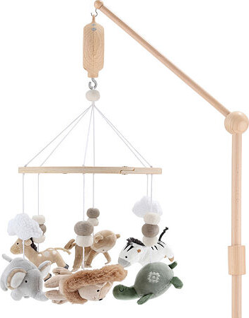 The Peanut Shell The Safari Serenity Baby Mobile