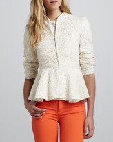Thumbnail for your product : Alice + Olivia Polly Lace Peplum Jacket