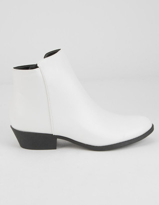 top moda layover low ankle bootie