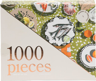 TJMAXX 1000Pc Table By The Sea Artist Designed Jigsaw Puzzle