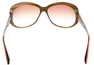 Dita Gradient Oversize Sunglasses