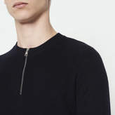 Thumbnail for your product : Sandro Round neck sweater with zip