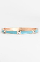 Thumbnail for your product : Sequin Small Crystal Station Enamel Bangle