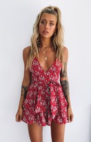 Thumbnail for your product : Bb Exclusive Mistletoe Playsuit Red Floral