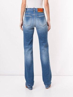 DSQUARED2 Flared Faded Jeans