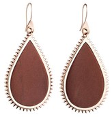 Thumbnail for your product : Eddie Borgo Sandstone Inlaid Drop Earrings