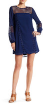 Thumbnail for your product : Blu Pepper Long Sleeve Detailed Dress