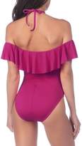 Thumbnail for your product : La Blanca Island Goddess Cold Shoulder One-Piece Swimsuit