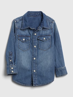 little girl denim shirt