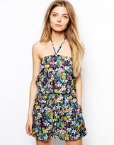 Thumbnail for your product : Oasis Ditsy Floral Beach Playsuit