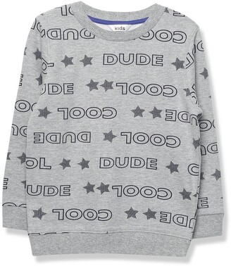 M&Co Cool dude slogan sweatshirt (9mths-5yrs)