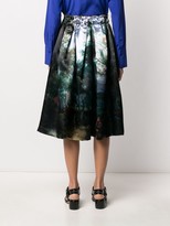 Thumbnail for your product : Comme des Garcons Graphic Print Midi Skirt