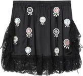 Thumbnail for your product : Burberry Bottle Cap Detail Satin and Lace Shorts