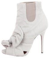 Thumbnail for your product : Jean-Michel Cazabat for Sophie Theallet Ponyhair Peep-Toe Boots