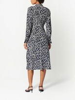 Thumbnail for your product : Equipment Thea leopard-print silk dress